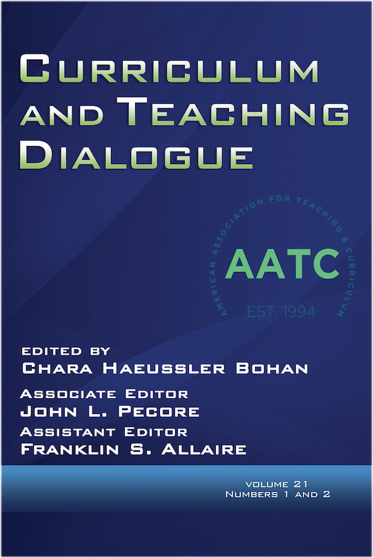 Couverture_Curriculum and Teaching Dialogue Vol 21 Issue 1 & 2