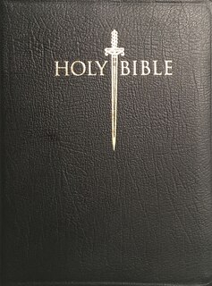 Front cover_KJVER Sword Study Bible Giant Print Black Genuine Leather