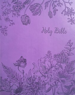 Kjv Sword Study Bible Personal Size Large Print Designer Purple Ultrasoft Indexed