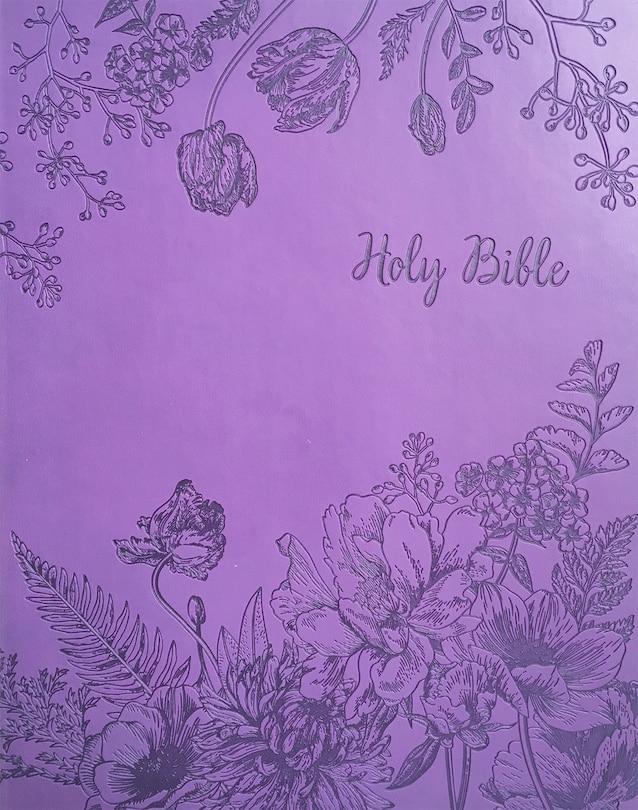 Kjv Sword Study Bible Personal Size Large Print Designer Purple Ultrasoft Indexed