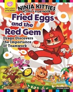 Couverture_Ninja Kitties Fried Eggs And The Red Gem Activity Storybook