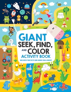 Couverture_Giant Seek, Find, And Color Activity Book