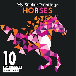 Couverture_My Sticker Paintings: Horses