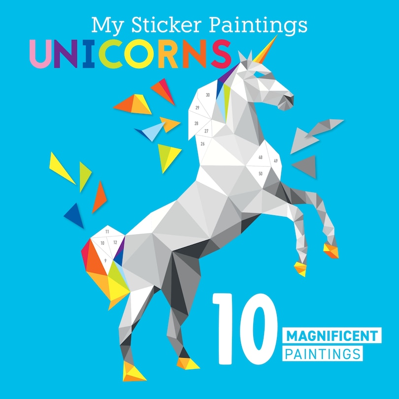 Front cover_My Sticker Paintings: Unicorns