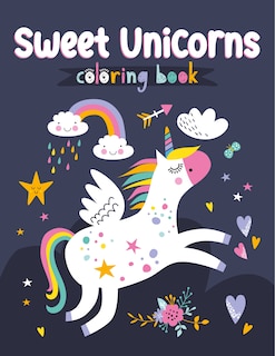 Couverture_Sweet Unicorns Coloring Book