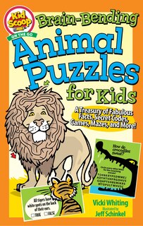 Front cover_Brain-bending Animal Puzzles For Kids