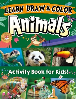 Couverture_Learn, Draw & Color Animals