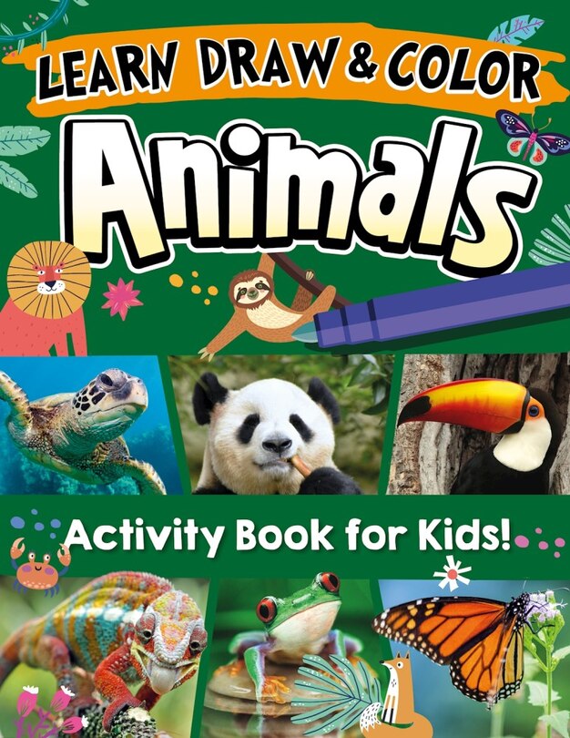 Couverture_Learn, Draw & Color Animals