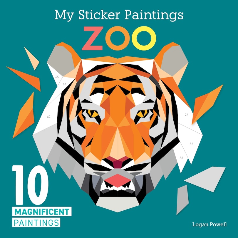 Front cover_My Sticker Paintings: Zoo