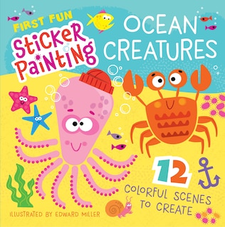 Couverture_First Fun Sticker Painting: Ocean Creatures
