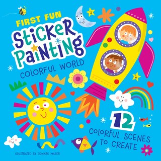 Front cover_First Fun Sticker Painting: Colorful World