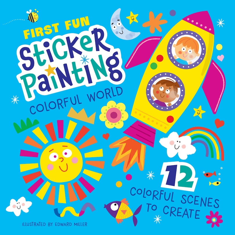 Front cover_First Fun Sticker Painting: Colorful World