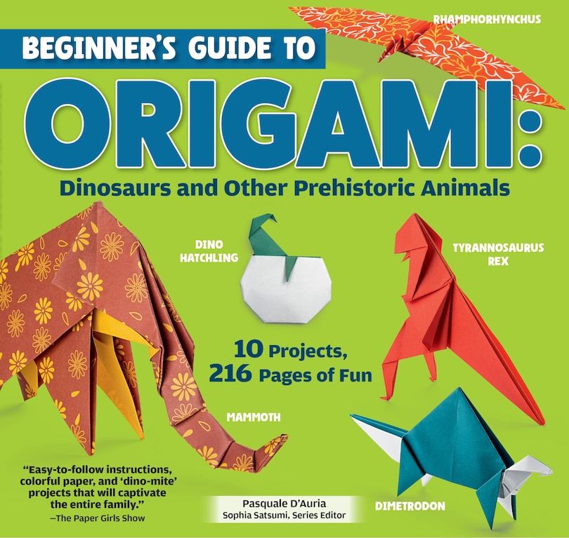 Couverture_Beginner's Guide to Origami: Dinosaurs and Other Prehistoric Animals
