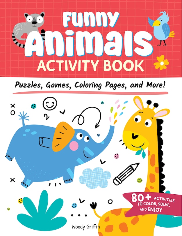 Front cover_Funny Animals Activity Book