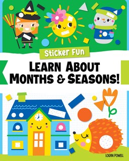 Couverture_Sticker Fun: Learn About Months & Seasons!