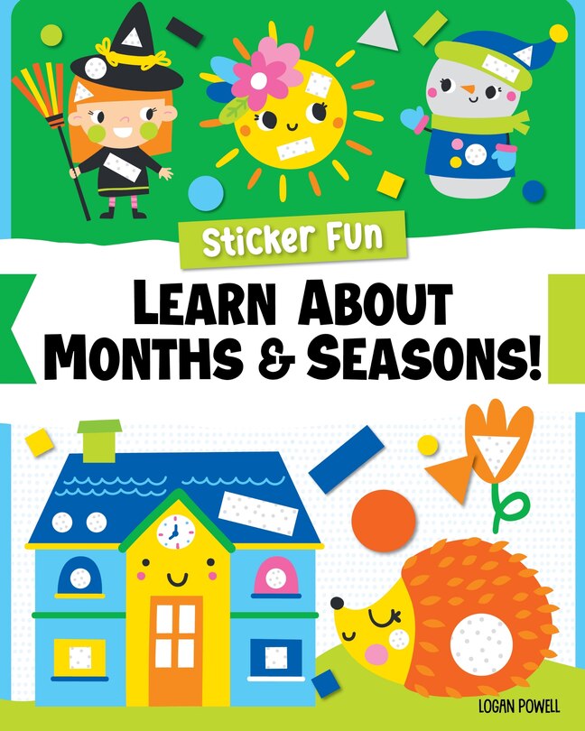 Couverture_Sticker Fun: Learn About Months & Seasons!