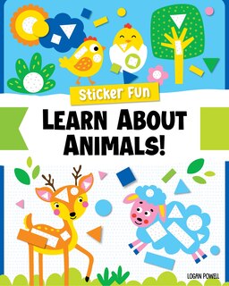 Front cover_The Sticker Fun: Learn About Animals!