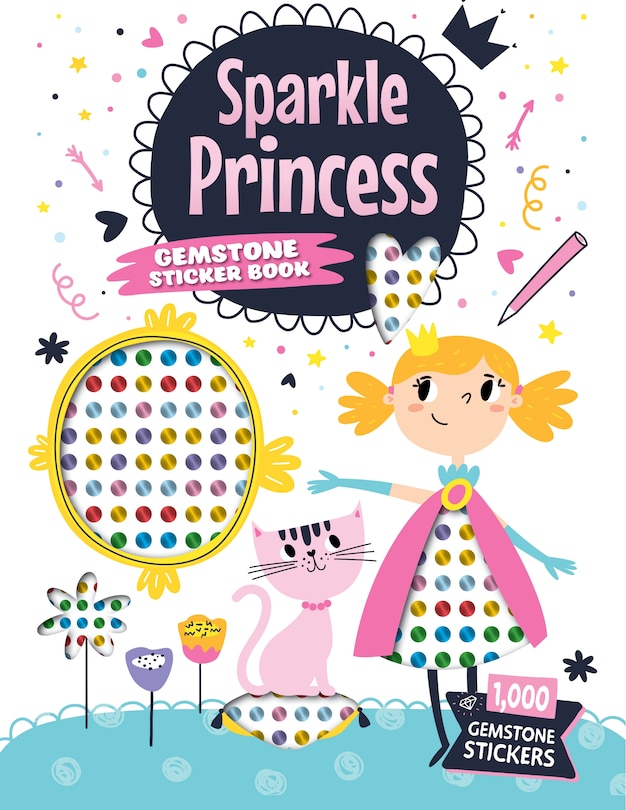 Couverture_Sparkle Princess Gemstone Sticker Book