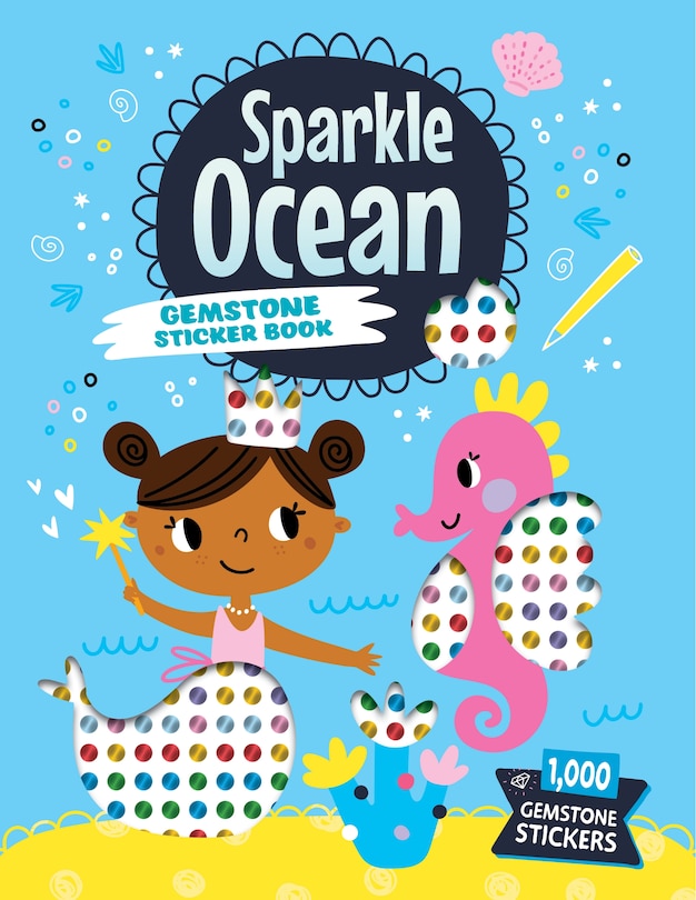 Couverture_Sparkle Ocean Gemstone Sticker Book
