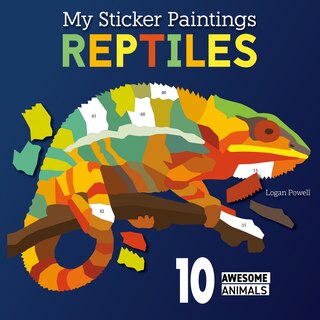 Front cover_My Sticker Paintings: Reptiles