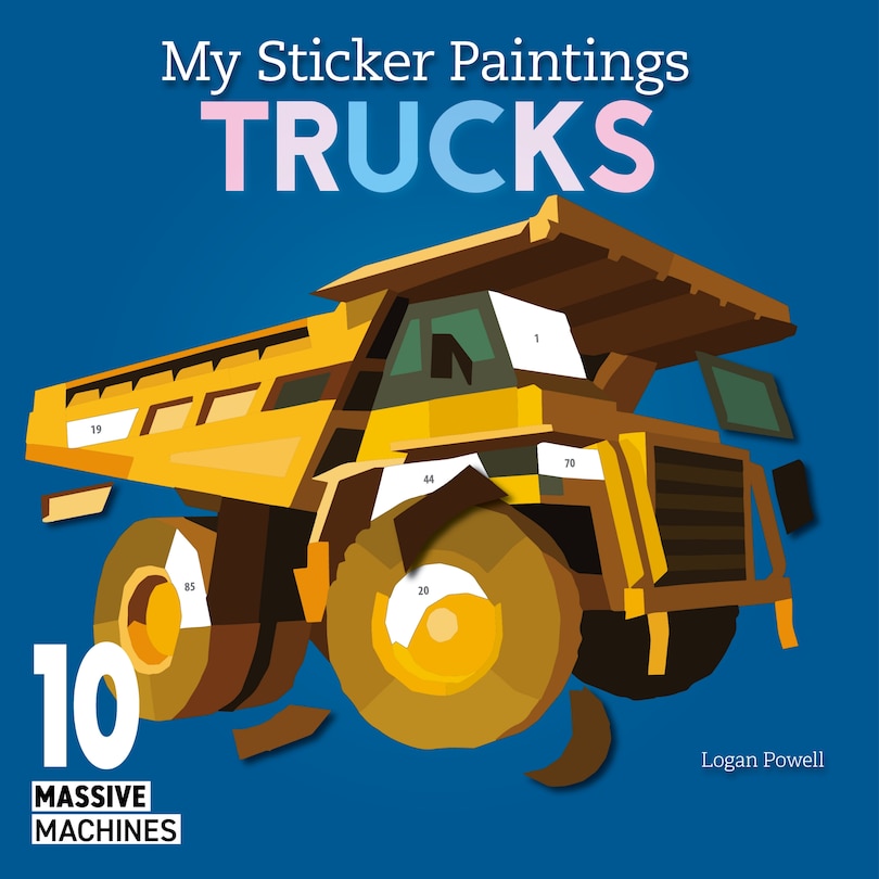 Front cover_My Sticker Paintings: Trucks