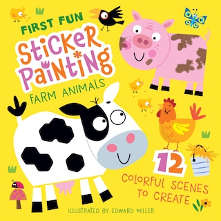 Front cover_First Fun Sticker Painting: Farm Animals