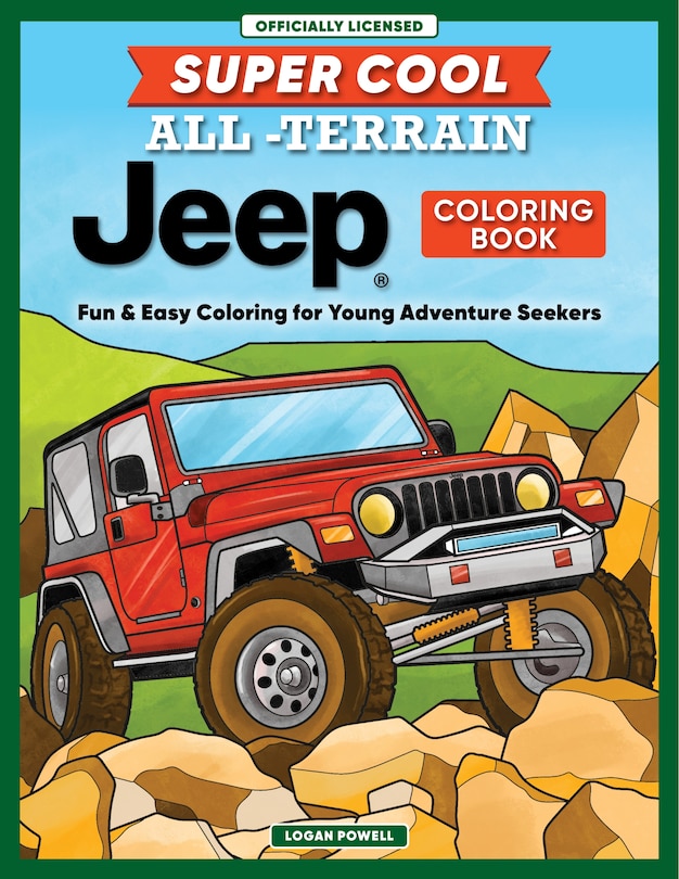 Front cover_Super Cool All-Terrain Jeep® Coloring Book
