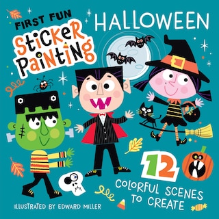Couverture_First Fun Sticker Painting: Halloween