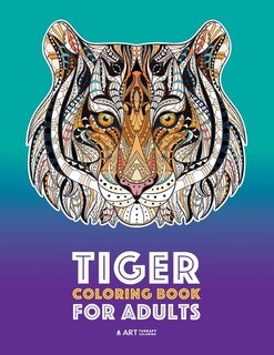 Front cover_Tiger Coloring Book for Adults