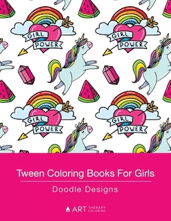 Front cover_Tween Coloring Books For Girls