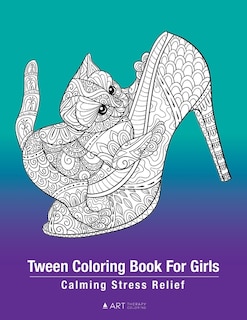 Front cover_Tween Coloring Book For Girls