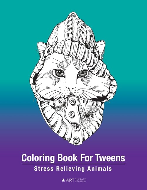 Tween Coloring Book For Girls: Calming Stress Relief: Colouring