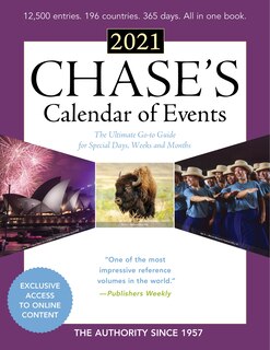 Front cover_Chase's Calendar Of Events 2021