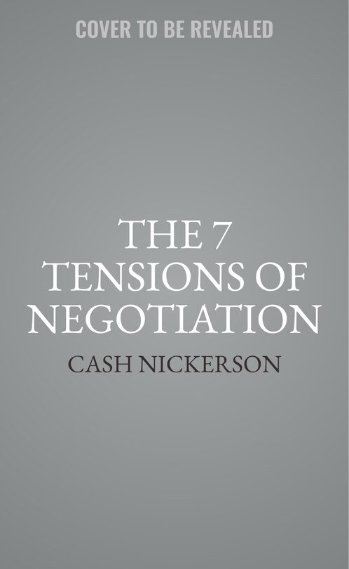 Front cover_The Seven Tensions of Negotiation