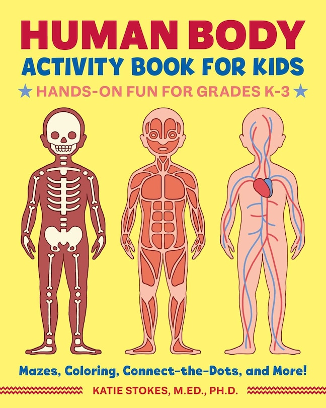 Front cover_Human Body Activity Book For Kids