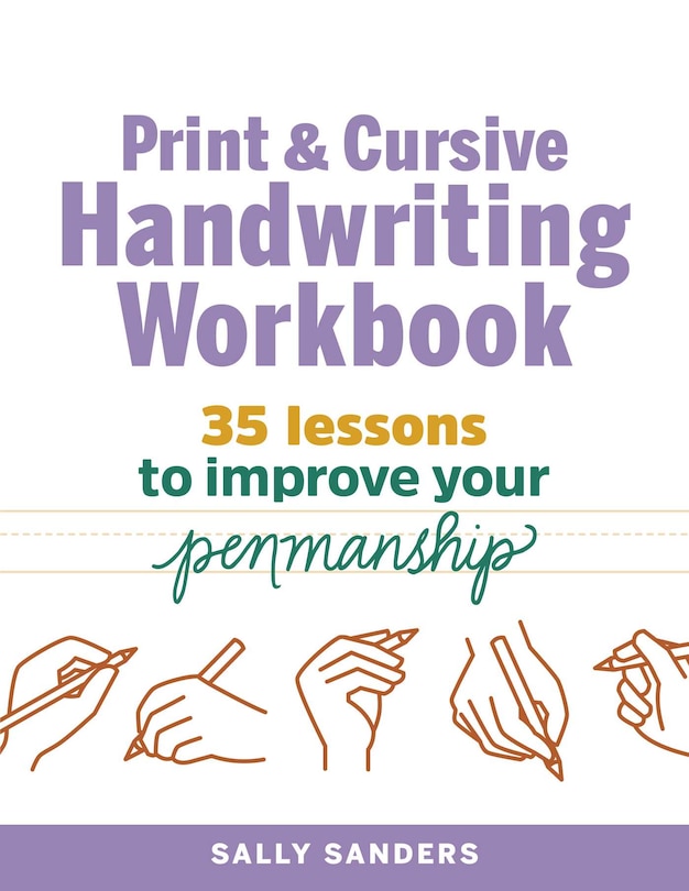 Front cover_Print And Cursive Handwriting Workbook