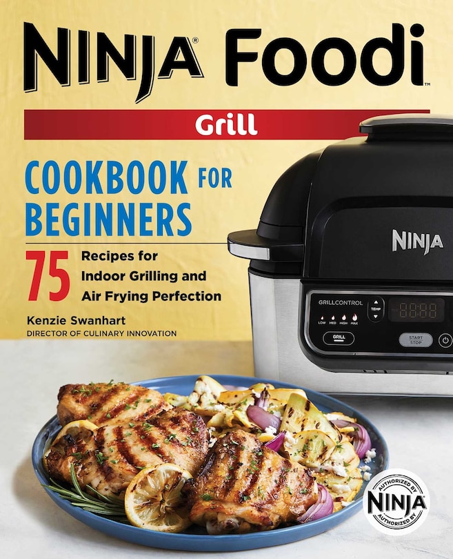 Front cover_The Official Ninja Foodi Grill Cookbook for Beginners