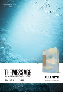 Couverture_The Message Full Size (Leather-Look, Sky Blue)