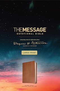 Couverture_The Message Devotional Bible, Large Print (Leather-Look, Brown)