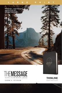 Couverture_The Message Thinline, Large Print (Leather-Look, Desert Night Black)