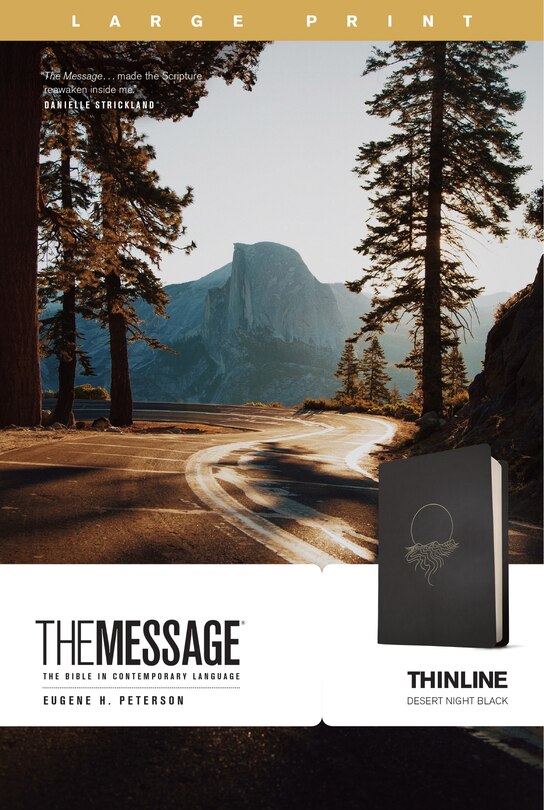 Couverture_The Message Thinline, Large Print (Leather-Look, Desert Night Black)