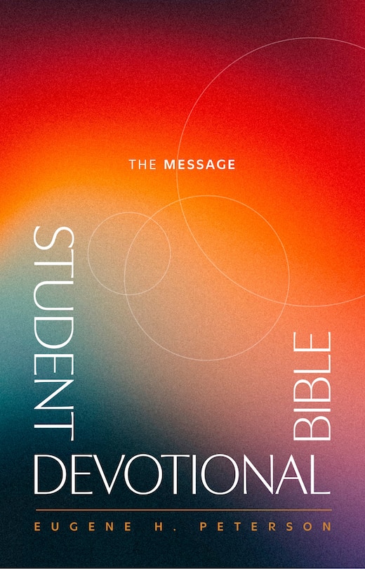Front cover_The Message Student Devotional Bible (Hardcover)