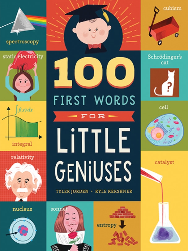 Front cover_100 First Words For Little Geniuses