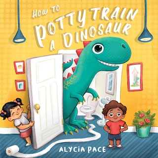 Front cover_How To Potty Train A Dinosaur