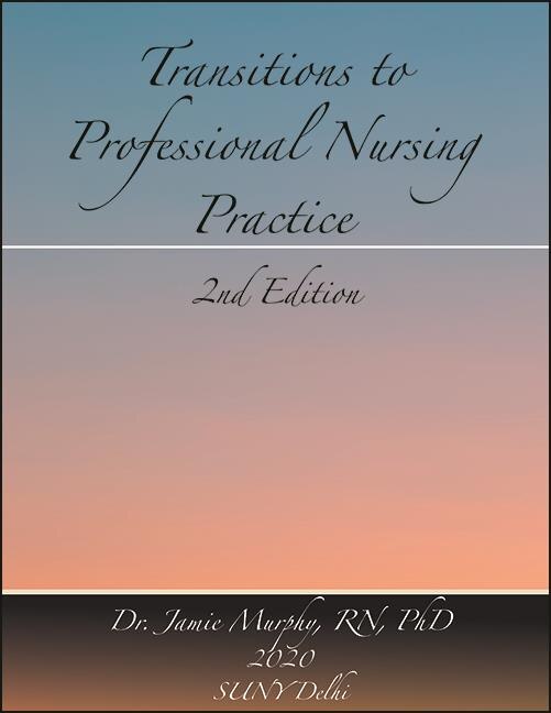 Front cover_Transitions to Professional Nursing Practice