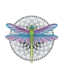 Front cover_Tangleeasy Guided Journal Dragonfly