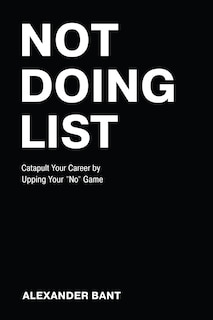 Front cover_Not Doing List