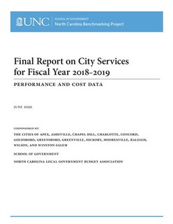 Front cover_Final Report On City Services For Fiscal Year 2018-2019