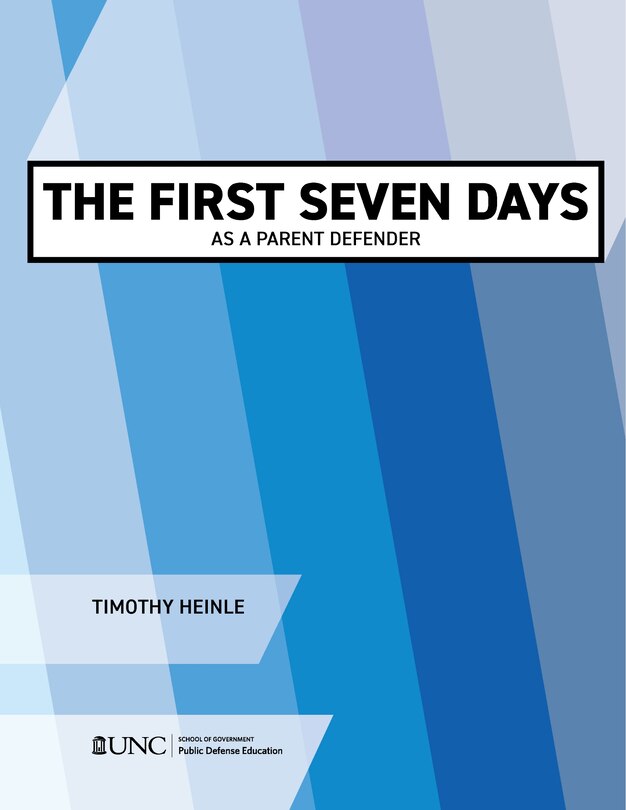 Couverture_The First Seven Days as a Parent Defender