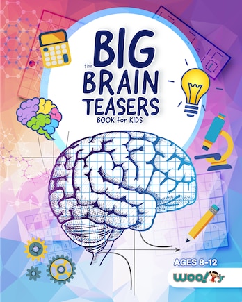 The Big Brain Teasers Book for Kids: Logic Puzzles, Hidden Pictures, Math Games, and More Brain Teasers for Kids (Find hidden pictures, Math brain teasers, Brain teaser puzzle games)